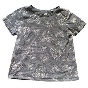 Disney Mickey Minnie Uniqlo Cropped Shirt (M)